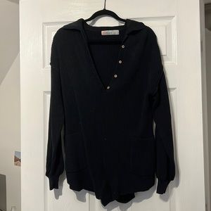 free people long sleeve romper